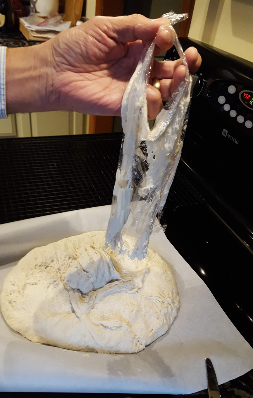 Goopy bread dough mistake.