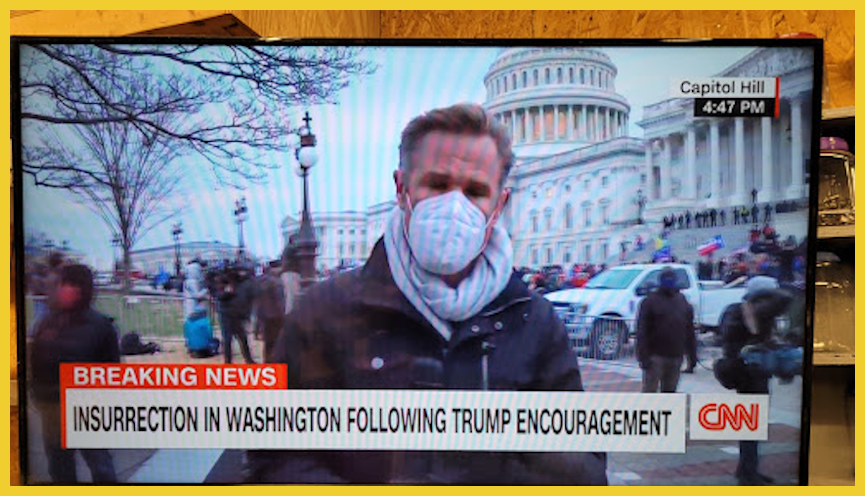 CNN: "Insurrection In Washington Following Trump Encouragement"