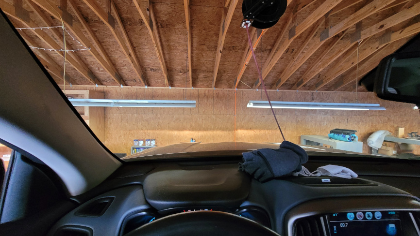 rafters in a garage