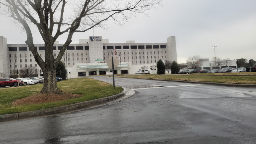 Duke Regional Hospital entrace